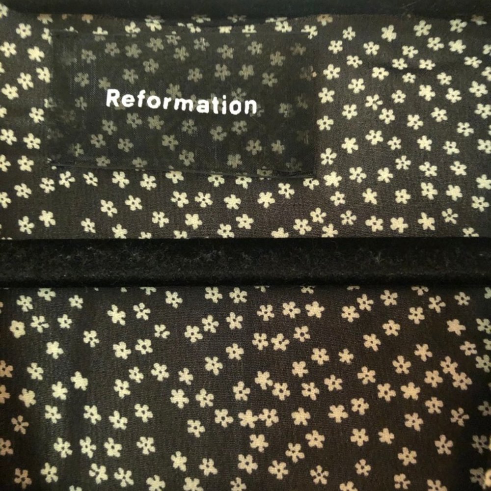 Reformation Gjelina Wrap Style Minidress - Picture 5 of 8